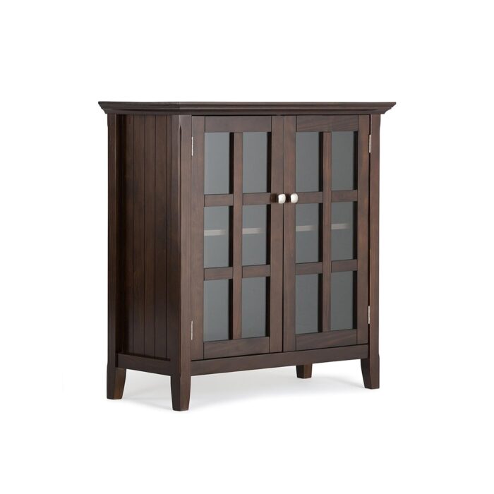 Stickley Furniture Mission Collection Oak Tall Bookcase With Bottom Doors – Image 2