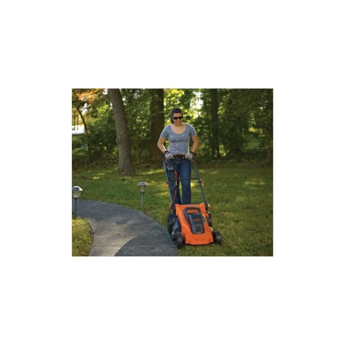 BLACK & DECKER - Tondeuse électrique filaire - BLACK+DECKER - LM2000-QS - 2000W - 48cm de coupe - Mulching, éjection latérale ou bac 50L – Image 5
