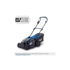 SCHEPPACH - Tondeuse sans fil BC-MP430-X - coupe 43cm + mulching + ramassage + hauteur réglable - SCHEPPACH 20V IXES - sans batterie ni